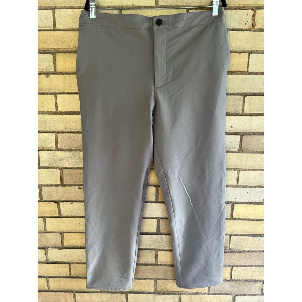 Banana Republic Gray Slim-Tapered Fit Pants Men's Size 34x30 NWT 27" Inseam